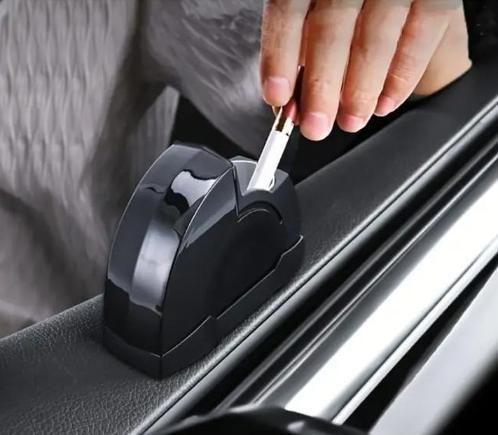 🚗🔥 Portable Car Ashtray – Smokeless & Travel-Friendly