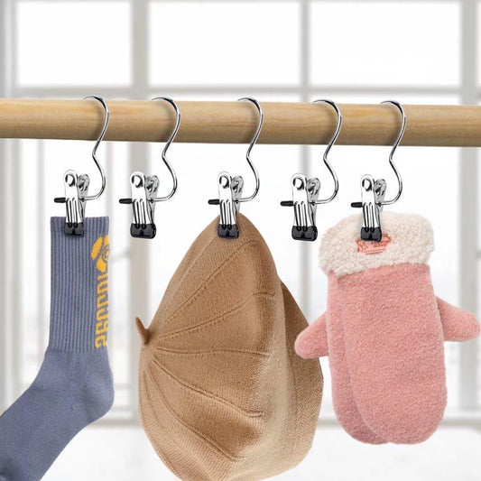 old 🧺 Laundry Hook Boot Hanging Hold Clips – Pack of 10