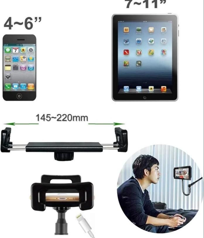 Old 📱 Mobile Phone & Tablet Stand – Flexible Clip
