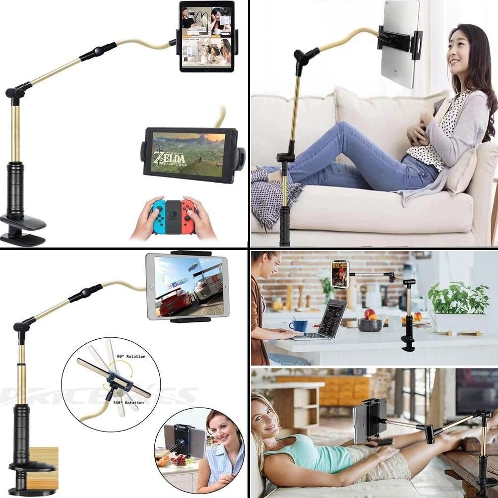 Old 📱 Mobile Phone & Tablet Stand – Flexible Clip